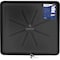 American Built Pro Washing Machine Pan, 30 in x 28 in, Durable HDPE Plastic, Black, Predrilled w Drain Hose Adapter WMSP-B1Drl - alternate 1